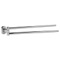 Double Swivel Towel Bar, 14 Inch, Polished Chrome